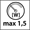 moc max 1,5W