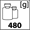 waga 480g