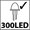w komplecie: �r�d�o �wiat�a 300 led