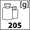 waga 205g