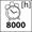 trwa�o�� 8000 godzin