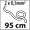 przyłącze  przewód o długości 95cm