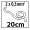 przy��cze przew�d o d�ugo�ci 20 cm