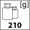 waga 210g