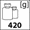 waga 420g
