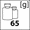 waga 65g