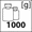 waga 1000g