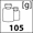 waga 105g