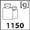 waga 1150g