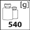 waga 540g