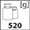 waga 520g