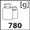 waga 780g