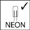 w komplecie: neon